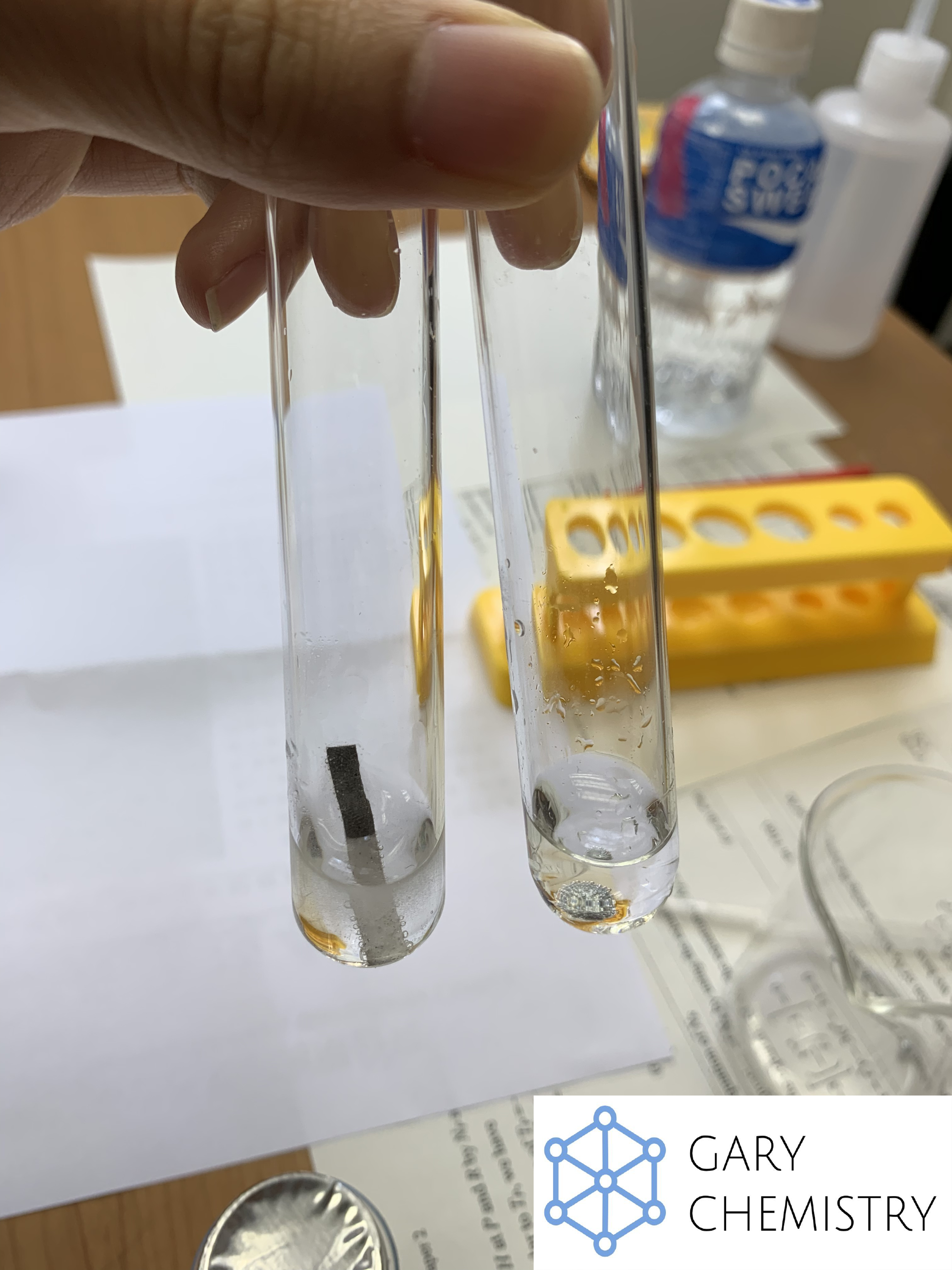 magnesium, zinc and acid reaction